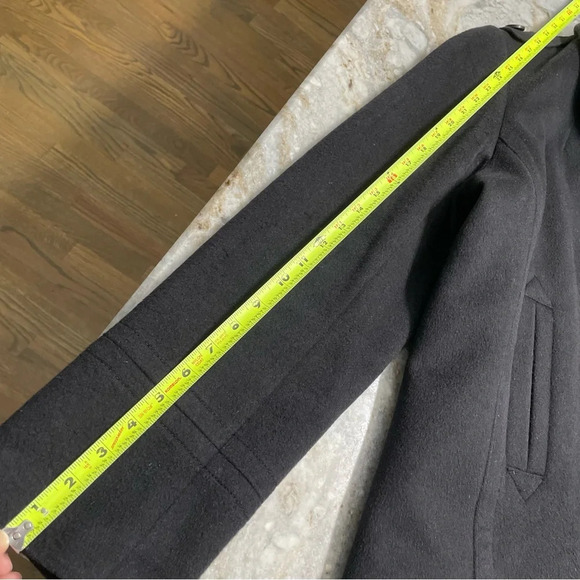 J.Crew Black Wool Peacoat Jacket Women’s XL - Picture 9 of 12